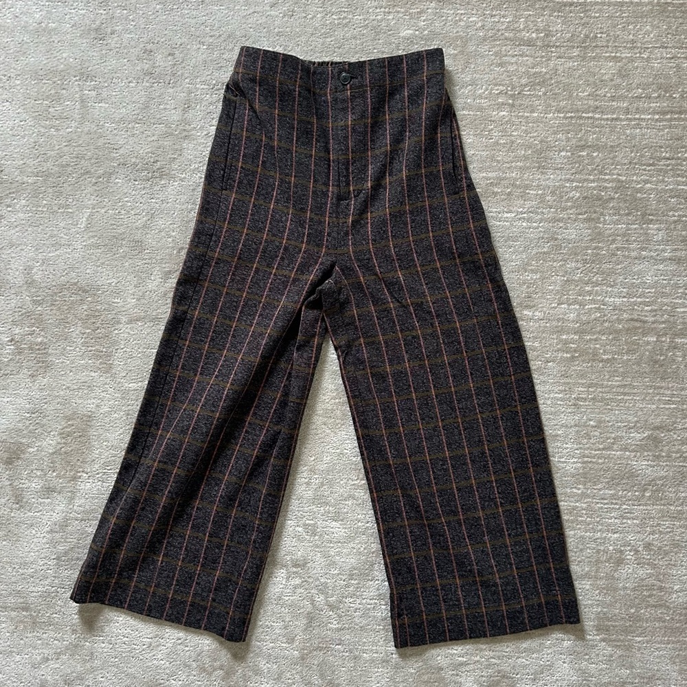 Madewell Striped Wide-Leg Trousers